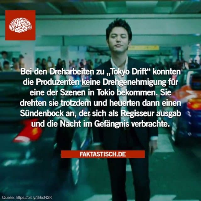 „Ich wollte in Shibuya drehen, das ist der überfüllteste Ort in Tokio. Die Polizisten sind alle so höflich, dass es zehn Minuten dauert, bis sie vorbeikommen und dich rausschmeißen. Sie haben uns rausgeschmissen, ich hatte alle meine Aufnahmen gemacht, aber ich wusste nicht, dass sie mich verhaften würden. Ein anderer Kerl trat vor und sagte: 'Ich bin der Regisseur'. Ich fand heraus, dass es sein Job war, für mich den Kopf hinzuhalten. Er ging für die Nacht in den Knast und ich bin ihm ewig dankbar“, so Justin Lin. 🙏 - Inspiration, Zitate & Sprüche | MadeMyDay | Jetzt entdecken & teilen „Ich wollte in Shibuya drehen, das ist der überfüllteste Ort in Tokio. Die Polizisten sind alle so höflich, dass es zehn Minuten dauert, bis sie vorbeikommen und dich rausschmeißen. Sie haben uns rausgeschmissen, ich hatte alle meine Aufnahmen gemacht, aber ich wusste nicht, dass sie mich verhaften würden. Ein anderer Kerl trat vor und sagte: 'Ich bin der Regisseur'. Ich fand heraus, dass es sein Job war, für mich den Kopf hinzuhalten. Er ging für die Nacht in den Knast und ich bin ihm ewig dankbar“, so Justin Lin. 🙏 - Inspirierendes Zitat mit Bild