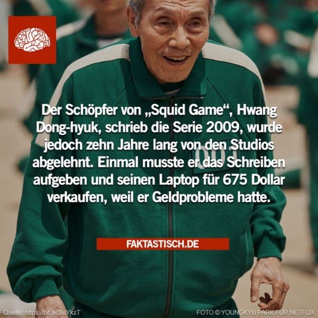 Während Squid Game auf dem besten Weg ist, die größte Netflix-Serie aller Zeiten zu werden, wurde das koreanische Drama zuvor ein Jahrzehnt lang von lokalen Studios abgelehnt, bevor es von Netflix aufgegriffen wurde 🎥 - Inspiration, Zitate & Sprüche | MadeMyDay | Jetzt entdecken & teilen Während Squid Game auf dem besten Weg ist, die größte Netflix-Serie aller Zeiten zu werden, wurde das koreanische Drama zuvor ein Jahrzehnt lang von lokalen Studios abgelehnt, bevor es von Netflix aufgegriffen wurde 🎥 - Inspirierendes Zitat mit Bild