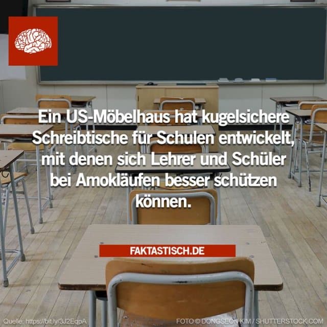In einem Video zeigt ein Mitarbeiter, wie Lehrer oder Schüler die Tische gegen eine Tür rollen und die Räder verriegeln können und drei weitere Tische im Klassenzimmer lassen sich zu einem Dreieck zusammenklappen, das bis zu 30 Kinder abschirmen kann 👏 - Inspiration, Zitate & Sprüche | MadeMyDay | Jetzt entdecken & teilen In einem Video zeigt ein Mitarbeiter, wie Lehrer oder Schüler die Tische gegen eine Tür rollen und die Räder verriegeln können und drei weitere Tische im Klassenzimmer lassen sich zu einem Dreieck zusammenklappen, das bis zu 30 Kinder abschirmen kann 👏 - Inspirierendes Zitat mit Bild