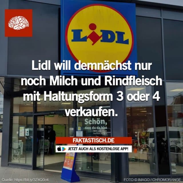 Erst hatte Aldi angekündigt, ab dem Frühjahr 2024 nur noch Milch aus höheren Haltungsformen anzubieten und jetzt zieht der Discounter Lidl mit 👏 📲 Mehr Fakten gibt es in unserer kostenlosen App (Download im App Store oder Play Store) - Inspiration, Zitate & Sprüche | MadeMyDay | Jetzt entdecken & teilen Erst hatte Aldi angekündigt, ab dem Frühjahr 2024 nur noch Milch aus höheren Haltungsformen anzubieten und jetzt zieht der Discounter Lidl mit 👏 📲 Mehr Fakten gibt es in unserer kostenlosen App (Download im App Store oder Play Store) - Inspirierendes Zitat mit Bild