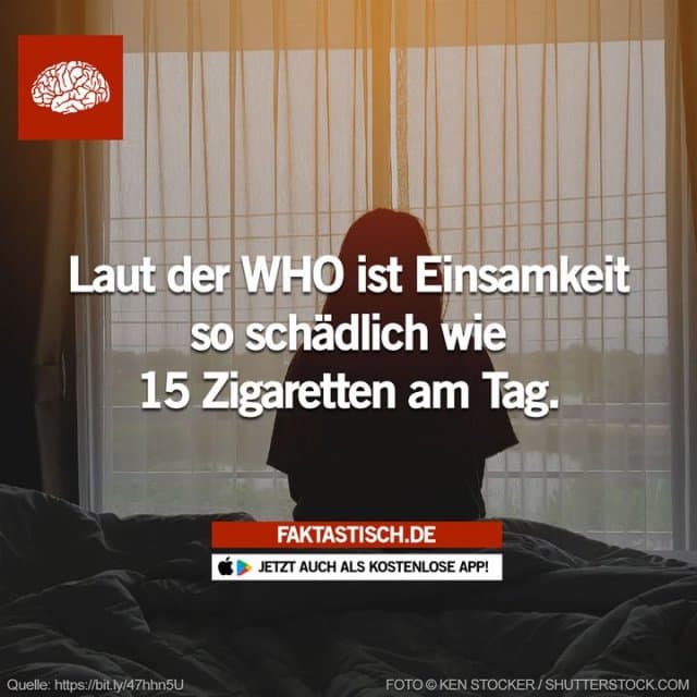 Die Auswirkungen sind vergleichbar mit denen, die durch das Rauchen von bis zu 15 Zigaretten pro Tag verursacht werden 🤔 📲 Mehr Fakten gibt es in unserer kostenlosen App (Download im App Store oder Play Store) - Inspiration, Zitate & Sprüche | MadeMyDay | Jetzt entdecken & teilen Die Auswirkungen sind vergleichbar mit denen, die durch das Rauchen von bis zu 15 Zigaretten pro Tag verursacht werden 🤔 📲 Mehr Fakten gibt es in unserer kostenlosen App (Download im App Store oder Play Store) - Inspirierendes Zitat mit Bild