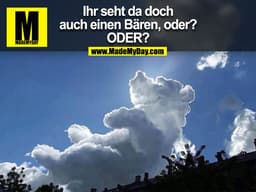 Ihr seht da doch
auch einen Bären, oder?
ODER?
