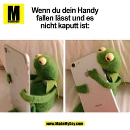 Wenn du dein Handy
fallen lässt und es
nicht kaputt ist:
(BILD)