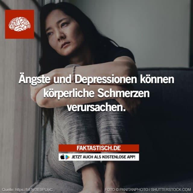 Die Überschneidung von Angst, Depression und Schmerz ist besonders deutlich bei chronischen und manchmal behindernden Schmerzsyndromen wie Fibromyalgie, Reizdarmsyndrom, Rückenschmerzen, Kopfschmerzen und Nervenschmerzen 🤔 📲 Mehr Fakten gibt es in unserer kostenlosen App (Download im App Store oder Play Store) - Inspiration, Zitate & Sprüche | MadeMyDay | Jetzt entdecken & teilen Die Überschneidung von Angst, Depression und Schmerz ist besonders deutlich bei chronischen und manchmal behindernden Schmerzsyndromen wie Fibromyalgie, Reizdarmsyndrom, Rückenschmerzen, Kopfschmerzen und Nervenschmerzen 🤔 📲 Mehr Fakten gibt es in unserer kostenlosen App (Download im App Store oder Play Store) - Inspirierendes Zitat mit Bild