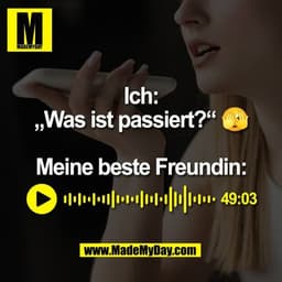 Ich:
„Was ist passiert?“ 🫣
Meine beste Freundin:
(BILD)